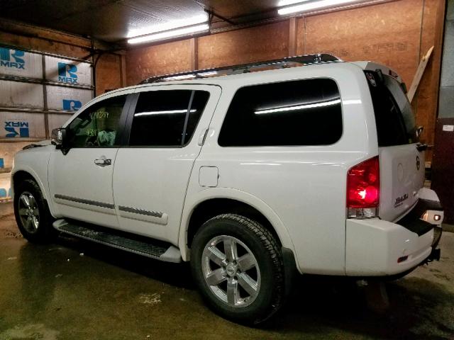 5N1AA0NE9DN611865 - 2013 NISSAN ARMADA PLA WHITE photo 3