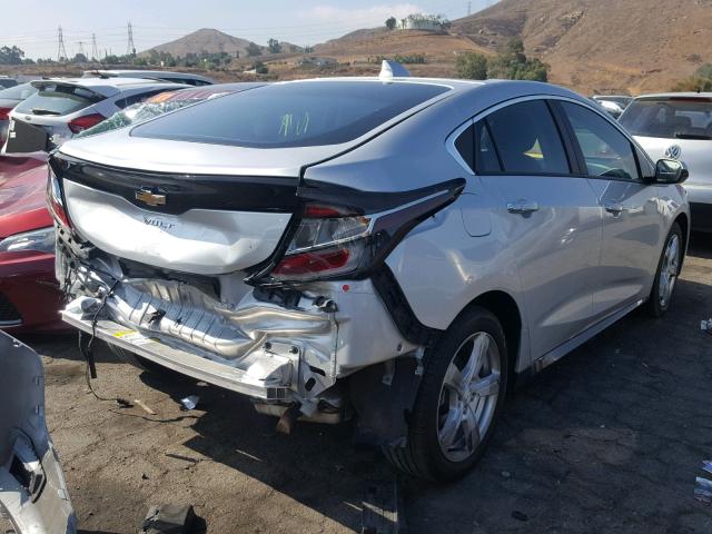 1G1RC6S53HU211605 - 2017 CHEVROLET VOLT LT SILVER photo 4