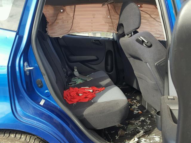 JHMGD376X7S036984 - 2007 HONDA FIT S 蓝色 照片 6