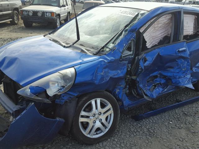 JHMGD376X7S036984 - 2007 HONDA FIT S 蓝色 照片 9