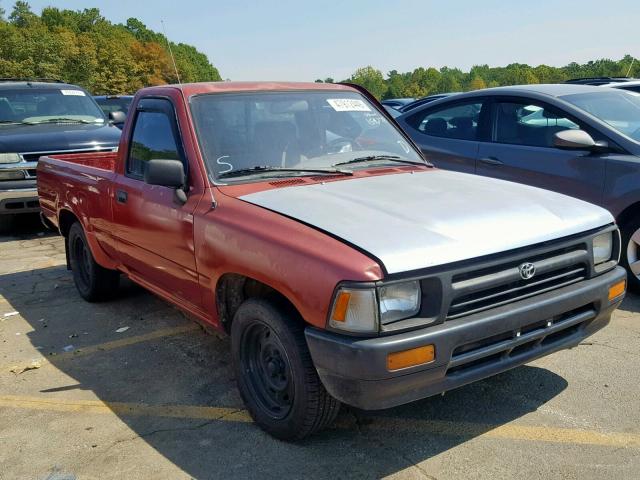 4TARN81A1NZ027432 - 1992 TOYOTA PICKUP 1/2 RED photo 1