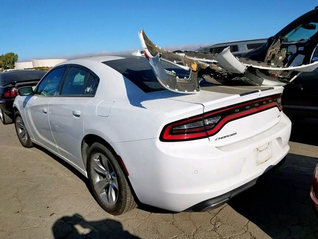 2C3CDXHG8JH114793 - 2018 DODGE CHARGER SX WHITE photo 3