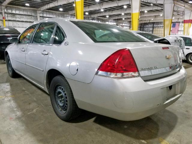 2G1WB55K279166119 - 2007 CHEVROLET IMPALA LS SILVER photo 3