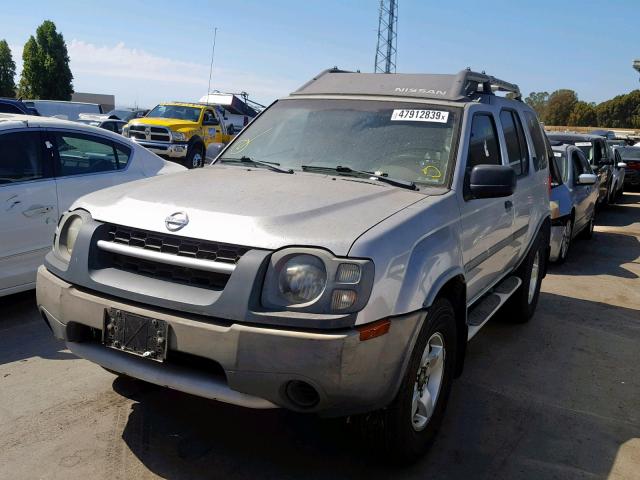 5N1ED28T84C638100 - 2004 NISSAN XTERRA XE SILVER photo 2