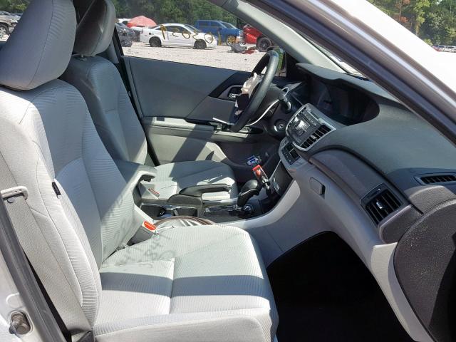 1HGCR2F31EA249474 - 2014 HONDA ACCORD LX SILVER photo 5