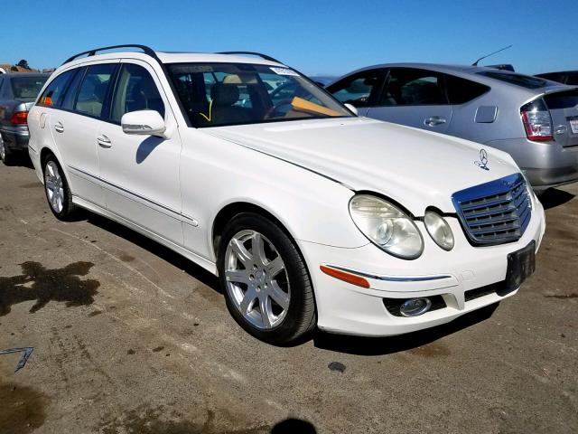 WDBUH87X77X217797 - 2007 MERCEDES-BENZ E 350 4MAT WHITE photo 1