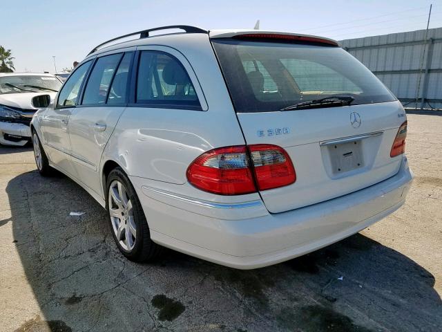 WDBUH87X77X217797 - 2007 MERCEDES-BENZ E 350 4MAT WHITE photo 3