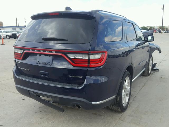 1C4RDHDG8FC111808 - 2015 DODGE DURANGO LI BLACK photo 4