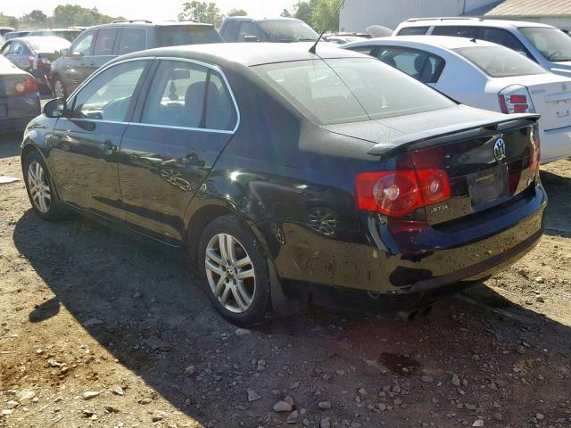 3VWEF71K67M069700 - 2007 VOLKSWAGEN JETTA WOLF BLACK photo 3