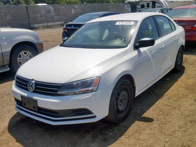 3VWLA7AJ4FM306115 - 2015 VOLKSWAGEN JETTA TDI WHITE photo 2