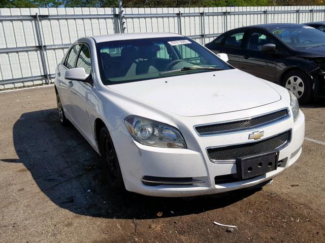 1G1ZH57B594256606 - 2009 CHEVROLET MALIBU 1LT WHITE photo 1