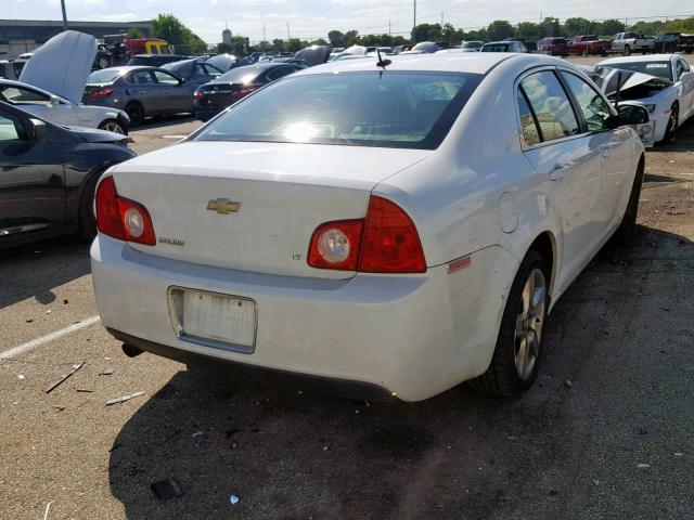 1G1ZH57B594256606 - 2009 CHEVROLET MALIBU 1LT WHITE photo 4