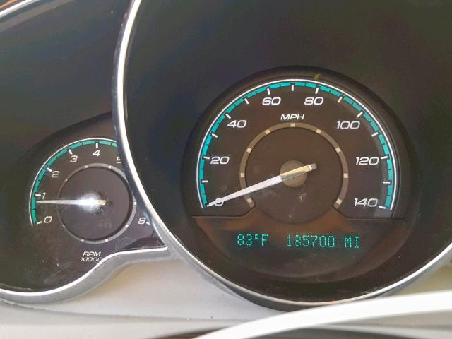 1G1ZH57B594256606 - 2009 CHEVROLET MALIBU 1LT WHITE photo 8