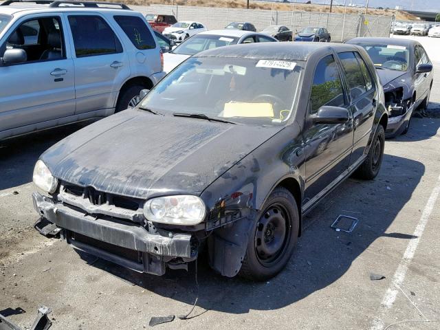 9BWFK61J034079848 - 2003 VOLKSWAGEN GOLF GL BLACK photo 2