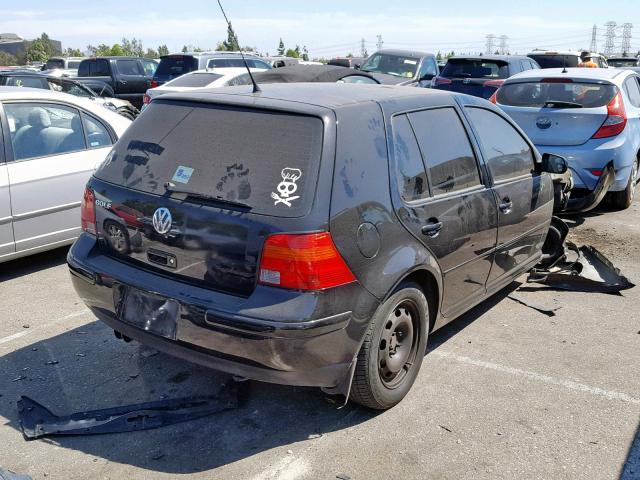 9BWFK61J034079848 - 2003 VOLKSWAGEN GOLF GL BLACK photo 4