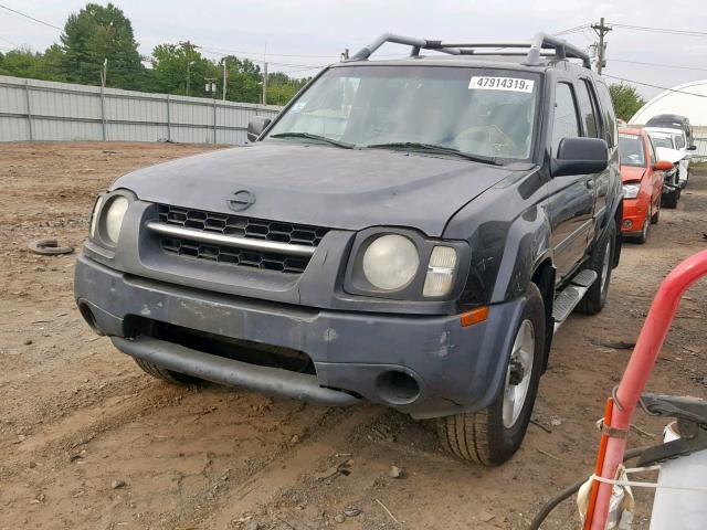 5N1ED28Y13C691828 - 2003 NISSAN XTERRA XE BLACK photo 2