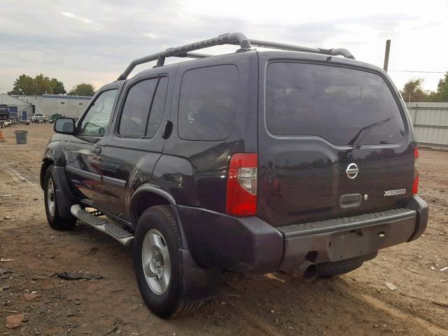 5N1ED28Y13C691828 - 2003 NISSAN XTERRA XE BLACK photo 3