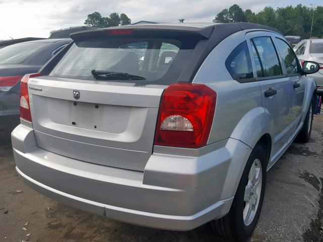 1B3HB28B88D755384 - 2008 DODGE CALIBER SILVER photo 4