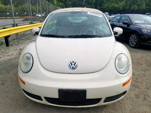 3VWRF31Y97M423871 - 2007 VOLKSWAGEN NEW BEETLE Bej foto 9