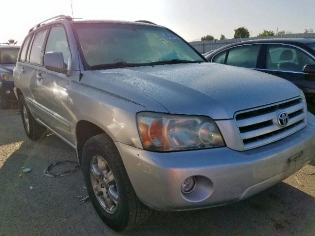 JTEHP21A760172421 - 2006 TOYOTA HIGHLANDER SILVER photo 1