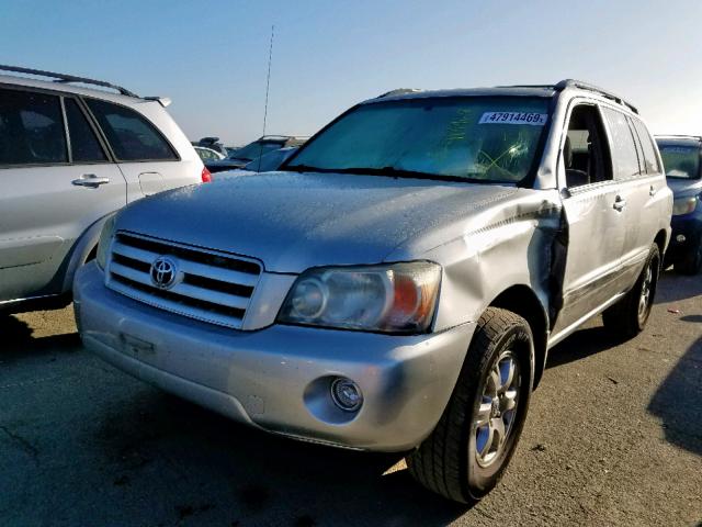 JTEHP21A760172421 - 2006 TOYOTA HIGHLANDER SILVER photo 2