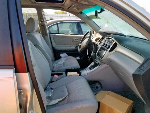 JTEHP21A760172421 - 2006 TOYOTA HIGHLANDER SILVER photo 5