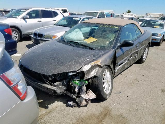 1C3EL55U31N602728 - 2001 CHRYSLER SEBRING LX BEIGE photo 2