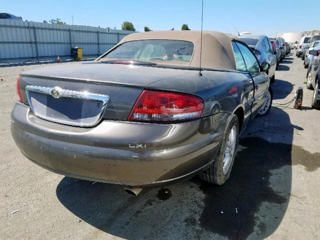 1C3EL55U31N602728 - 2001 CHRYSLER SEBRING LX BEIGE photo 4