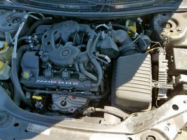 1C3EL55U31N602728 - 2001 CHRYSLER SEBRING LX BEIGE photo 7