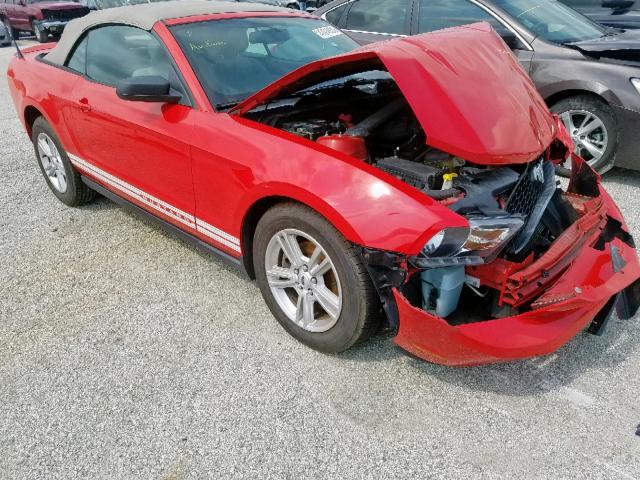 1ZVBP8EM6C5253195 - 2012 FORD MUSTANG RED photo 1