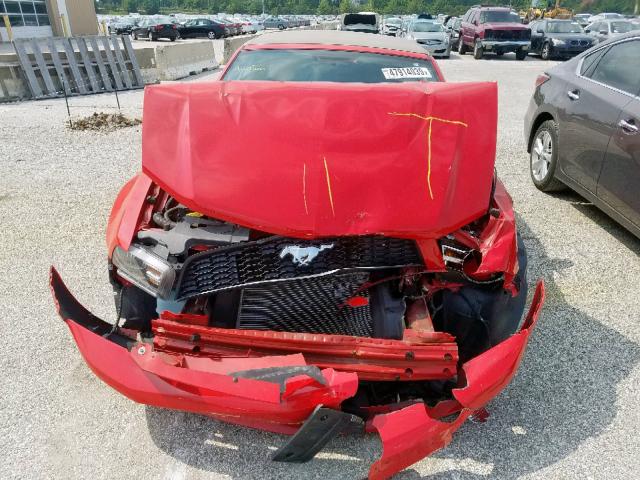 1ZVBP8EM6C5253195 - 2012 FORD MUSTANG RED photo 9