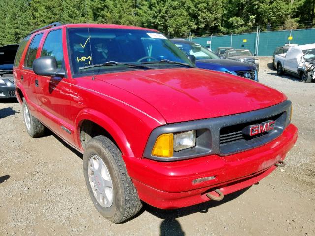 1GKDT13W7V2524633 - 1997 GMC JIMMY RED photo 1