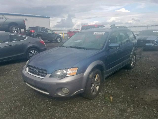 4S4BP86C054341463 - 2005 SUBARU LEGACY OUT BLUE photo 2