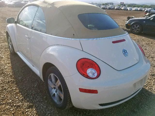 3VWPF31Y96M323453 - 2006 VOLKSWAGEN NEW BEETLE Կրեմագույն լուսանկար 3