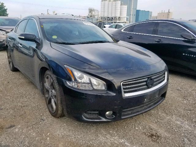 1N4AA5AP5EC465444 - 2014 NISSAN MAXIMA S BLACK photo 1