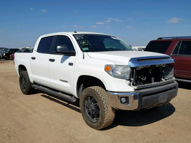 5TFDW5F10EX407537 - 2014 TOYOTA TUNDRA CRE WHITE photo 1