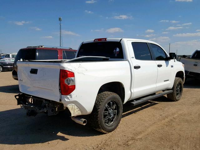 5TFDW5F10EX407537 - 2014 TOYOTA TUNDRA CRE WHITE photo 4