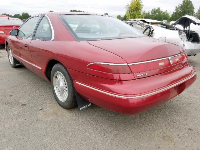 1LNLM91V3PY711537 - 1993 LINCOLN MARK VIII RED photo 3