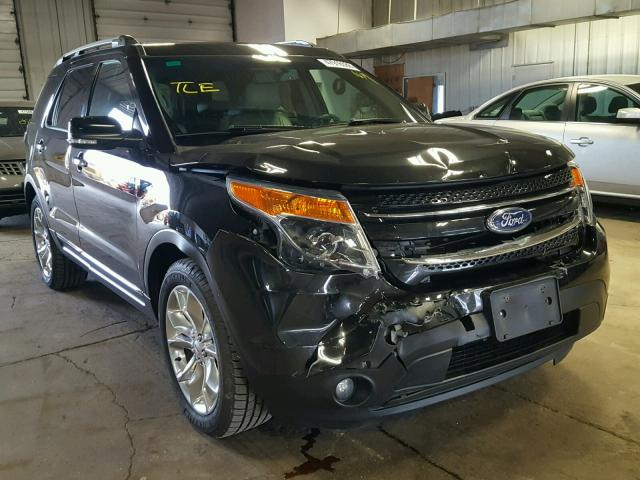 1FM5K7F81EGA16014 - 2014 FORD EXPLORER L BLACK photo 1