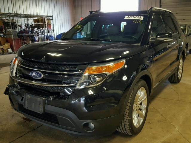 1FM5K7F81EGA16014 - 2014 FORD EXPLORER L BLACK photo 2