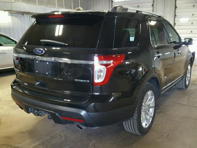 1FM5K7F81EGA16014 - 2014 FORD EXPLORER L BLACK photo 4