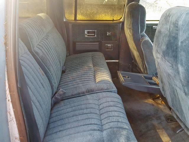 1GNER16K9KF136547 - 1989 CHEVROLET SUBURBAN R BLUE photo 6