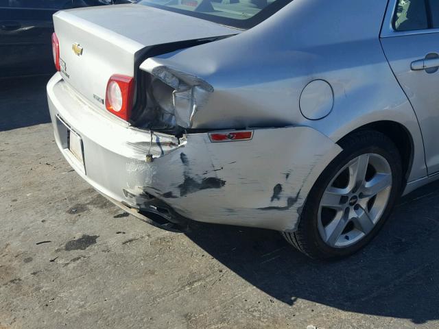 1G1ZC5E03AF233849 - 2010 CHEVROLET MALIBU 1LT ვერცხლისფერი ფოტო 10