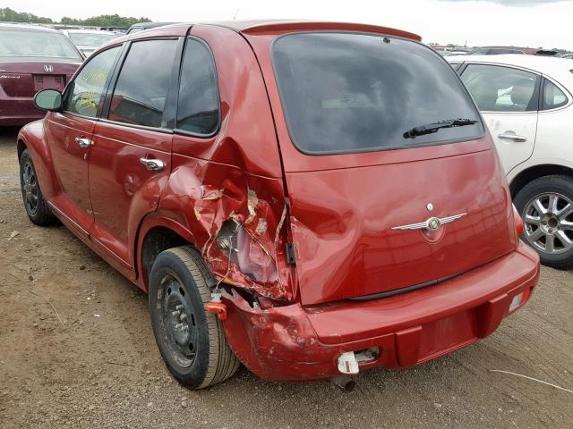 3A4FY58B66T370039 - 2006 CHRYSLER PT CRUISER RED photo 3