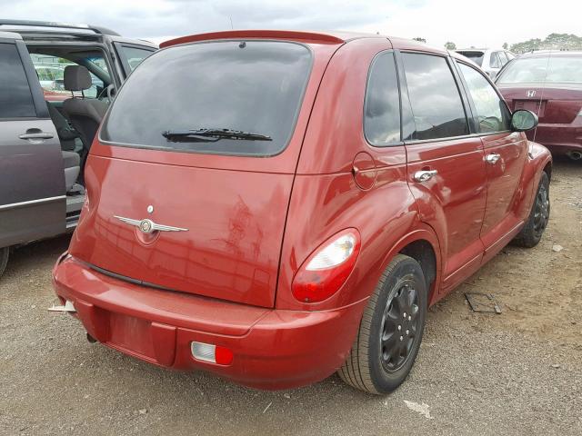 3A4FY58B66T370039 - 2006 CHRYSLER PT CRUISER RED photo 4