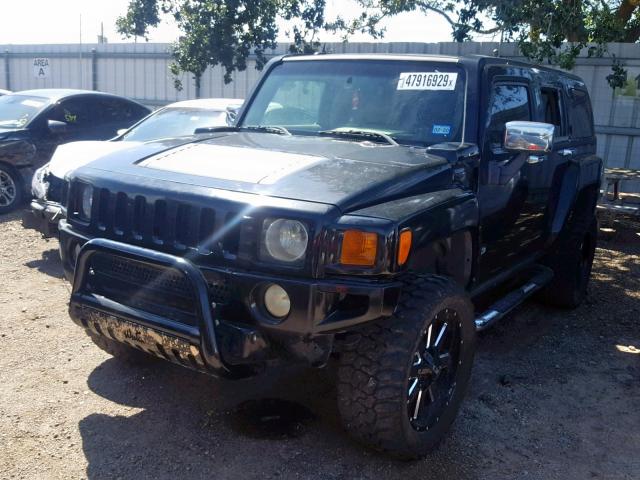 5GTDN136968256889 - 2006 HUMMER H3 BLACK photo 2