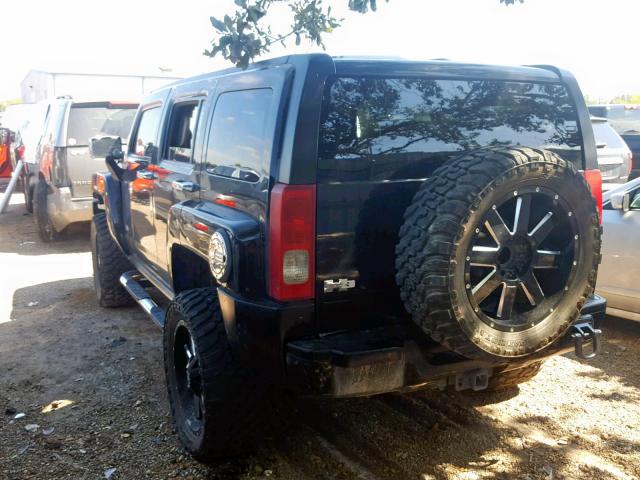 5GTDN136968256889 - 2006 HUMMER H3 BLACK photo 3