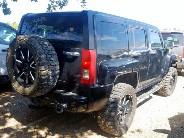 5GTDN136968256889 - 2006 HUMMER H3 BLACK photo 4