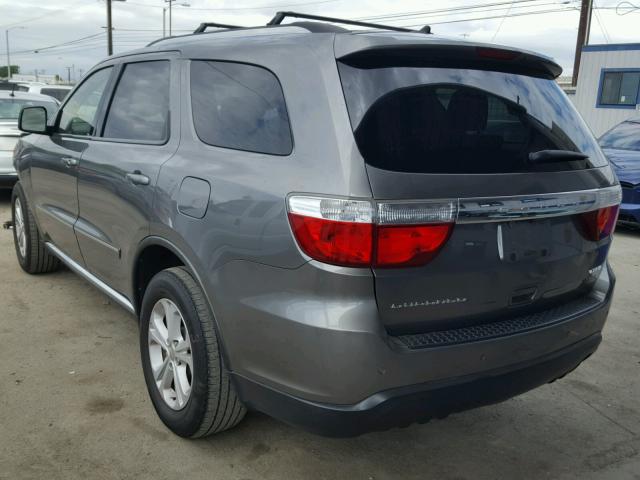 1D4RD4GG3BC729524 - 2011 DODGE DURANGO CR GRAY photo 3