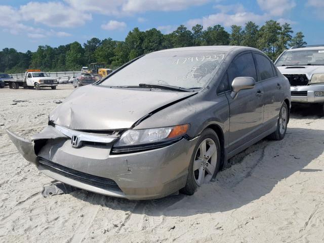 1HGFA16827L037295 - 2007 HONDA CIVIC EX TAN photo 2